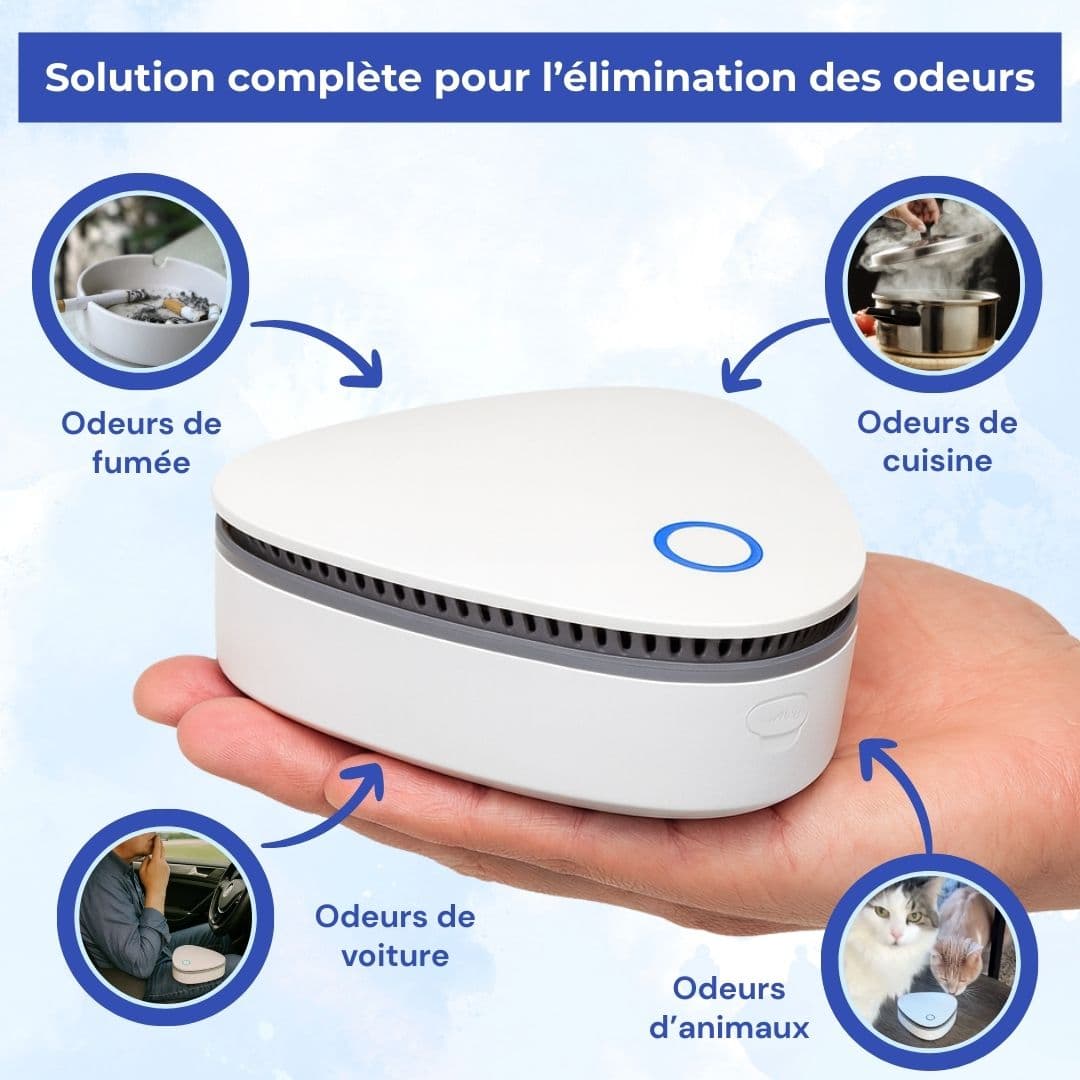 Odeurix | Élimine les odeurs de fumée, d’animaux et de cuisine en un clic
