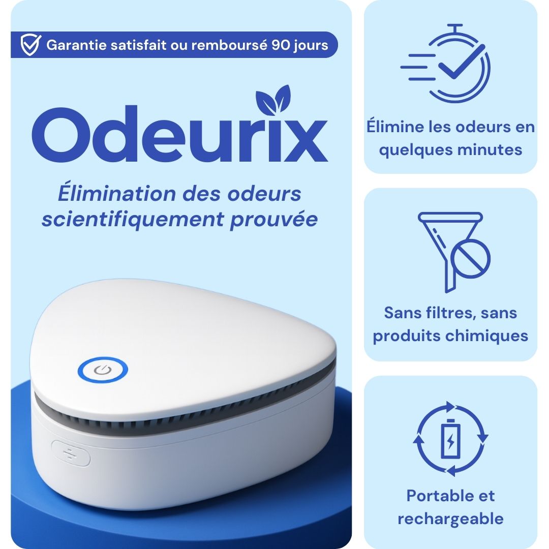 Odeurix | Élimine les odeurs de fumée, d’animaux et de cuisine en un clic