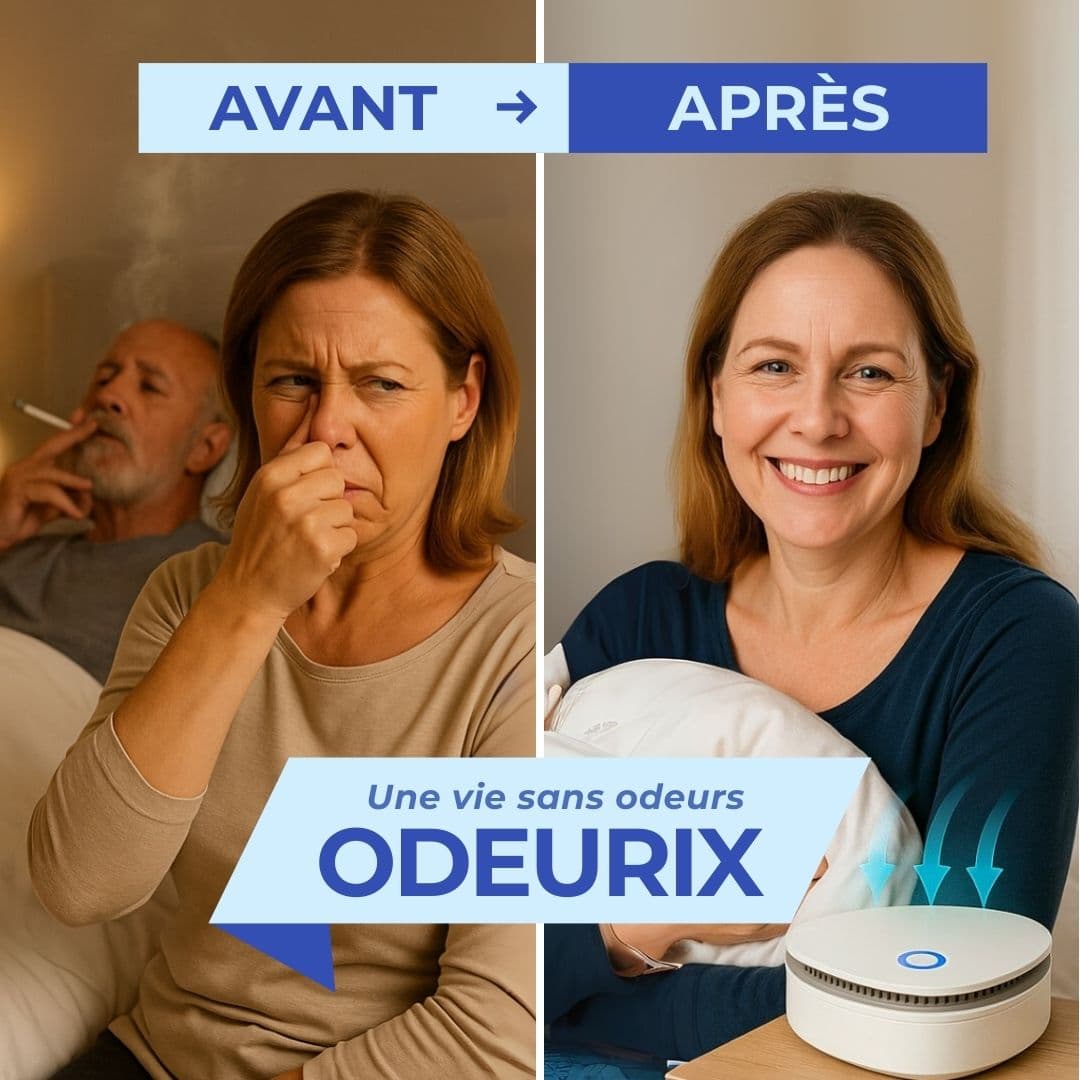 Odeurix | Élimine les odeurs de fumée, d’animaux et de cuisine en un clic